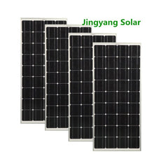 Load image into Gallery viewer, 300W 400w 200w 100w Glass Plate Solar Panel Rigid Panels Monocrystalline Solar Cell 12V 24V Solar Battery Charger For Home Roof